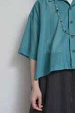 画像をギャラリービューアに読み込む, OPEN COLLAR SH_SHORT_VOILE (00/GRN*PARASOL)