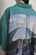 画像をギャラリービューアに読み込む, OPEN COLLAR SH_SHORT_VOILE (00/GRN*PARASOL)