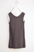 画像をギャラリービューアに読み込む, MESH KNIT TANK TOP / D.BRN