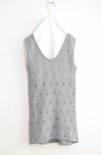 画像をギャラリービューアに読み込む, MESH KNIT TANK TOP / B.GRY
