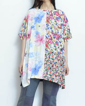 Load image into Gallery viewer, W SLEEVE TOPS_NAVY / A