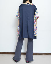 Load image into Gallery viewer, W SLEEVE TOPS_NAVY / A