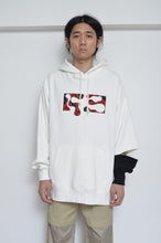 画像をギャラリービューアに読み込む, SLIT SLEEVE HOODIE (EMBROIDERY) / WHT/02_RE