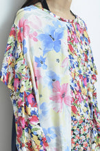 Load image into Gallery viewer, W SLEEVE TOPS_NAVY / A