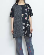 將圖片載入圖庫檢視器 W SLEEVE TOPS_NAVY / B