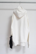 画像をギャラリービューアに読み込む, SLIT SLEEVE HOODIE (PRINT) / WHT/01_X