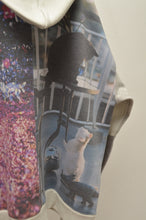 Load image into Gallery viewer, PRINT HOODY(GRY/CAT)_01