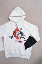 画像をギャラリービューアに読み込む, SLIT SLEEVE HOODIE (PRINT) / WHT/01_X