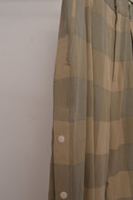 画像をギャラリービューアに読み込む, BLOCK CHECK TENCEL SIDE OPEN PANTS