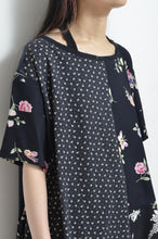 Load image into Gallery viewer, W SLEEVE TOPS_NAVY / B