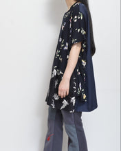 將圖片載入圖庫檢視器 W SLEEVE TOPS_NAVY / B
