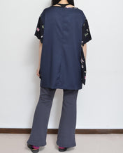 將圖片載入圖庫檢視器 W SLEEVE TOPS_NAVY / B