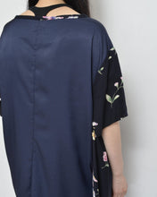 將圖片載入圖庫檢視器 W SLEEVE TOPS_NAVY / B