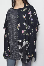 Load image into Gallery viewer, W SLEEVE TOPS_NAVY / B