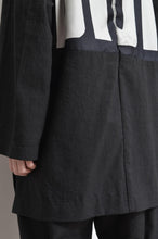 画像をギャラリービューアに読み込む, NO-COLLAR JK_LINEN 01/BLACK