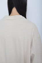 Load image into Gallery viewer, PLEATED TEE OP(PRINT)_BEG/X_B