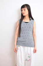 画像をギャラリービューアに読み込む, MESH KNIT TANK TOP / B.GRY