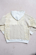 画像をギャラリービューアに読み込む, SWITCHING KNIT HOODIE(PRINT) 01/OFF WHITE_Mi