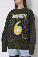 画像をギャラリービューアに読み込む, GAME SH PATCH KNIT P/O_FLOWER