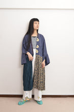 Load image into Gallery viewer, FLOWER PATCH ROBE / NAV