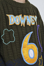 画像をギャラリービューアに読み込む, GAME SH PATCH KNIT P/O_FLOWER