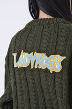 画像をギャラリービューアに読み込む, GAME SH PATCH KNIT P/O_FLOWER