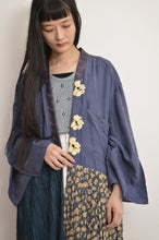 Load image into Gallery viewer, FLOWER PATCH ROBE / NAV