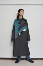 画像をギャラリービューアに読み込む, REMIX TRENCH COAT/NAV/02