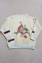 画像をギャラリービューアに読み込む, SWITCHING KNIT P/O(PRINT) 01/OFF WHITE_X