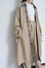 Load image into Gallery viewer, ROBE TRENCH COAT_TENCEL (01/BEG)