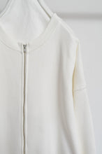 画像をギャラリービューアに読み込む, ZIP UP SWEAT OP WHT / 01