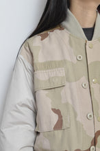 画像をギャラリービューアに読み込む, REMIX CAMO LAYER STADIUM JACKET/01