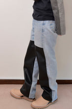 Load image into Gallery viewer, 代官山 蔦屋書店出品中/LEATHER SLIT PT B/BLK_01