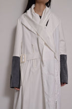 画像をギャラリービューアに読み込む, TABLE CLOTH △ SHAWL COAT_WHT