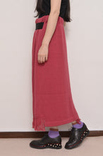 Load image into Gallery viewer, MUFFLER WRAP SKIRT/ROSE