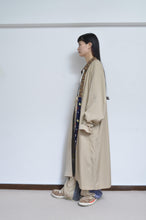 Load image into Gallery viewer, ROBE TRENCH COAT_TENCEL (02/BEG)