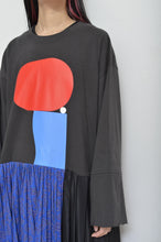 画像をギャラリービューアに読み込む, PLEATED TEE OP(PRINT) _ CHA/Mi_A