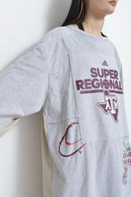 Load image into Gallery viewer, SWITCHING TEE OP_GRAY*BEIGE / A