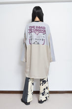 Load image into Gallery viewer, SWITCHING TEE OP_GRAY*BEIGE / A