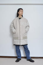 Load image into Gallery viewer, REMIX MELTON LAYER STADIUM JACKET/BEG/01