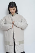Load image into Gallery viewer, REMIX MELTON LAYER STADIUM JACKET/BEG/01