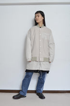 Load image into Gallery viewer, REMIX MELTON LAYER STADIUM JACKET/BEG/01