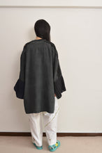 画像をギャラリービューアに読み込む, PLEATS SLEEVE SHIRT / BLK