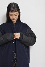 画像をギャラリービューアに読み込む, REMIX MELTON LAYER STADIUM JACKET/NAV/01
