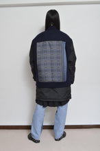 画像をギャラリービューアに読み込む, REMIX MELTON LAYER STADIUM JACKET/NAV/01