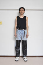 Load image into Gallery viewer, 代官山 蔦屋書店出品中/LEATHER SLIT PT B/BLK_01