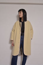Load image into Gallery viewer, WOOL MOSSA FLAPS COAT/YELLOW_02