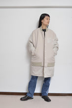 Load image into Gallery viewer, REMIX MELTON LAYER STADIUM JACKET(PRINT)/BEG/Mi/02