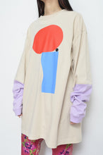 Load image into Gallery viewer, SWITCHING SLEEVE L/S T_ 01 / BEIGE*Mi