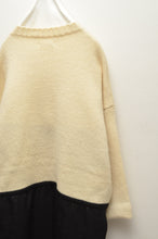 画像をギャラリービューアに読み込む, nyoroli KNIT*SATIN OP / BLK_00